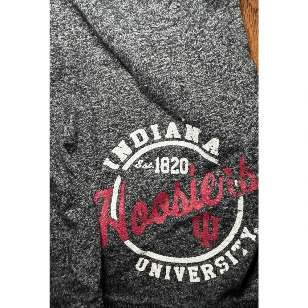 Girls Gray Sleep Shorts XL (14) IU Indiana University‎ Hoosiers